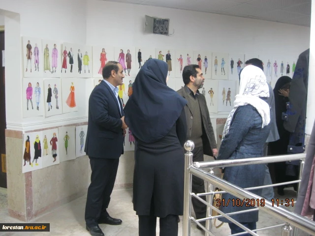 بازدید از نمایشگاه انجمن های علمی و کانون فرهنگی دانشجویان رشته طراحی دوخت 3