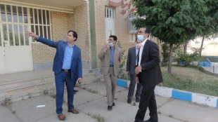 بازدید مدیر کل طرح و برنامه جناب آقای مهندس عباسی از نقاط دانشکده های فنی و حرفه ای خرم آباد 9