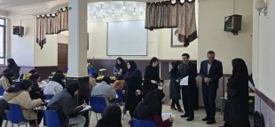 بازدید سرپرست دانشگاه ملی مهارت استان لرستان از حوزه امتحانی آموزشکده ملی مهارت دختران خرم آباد 2