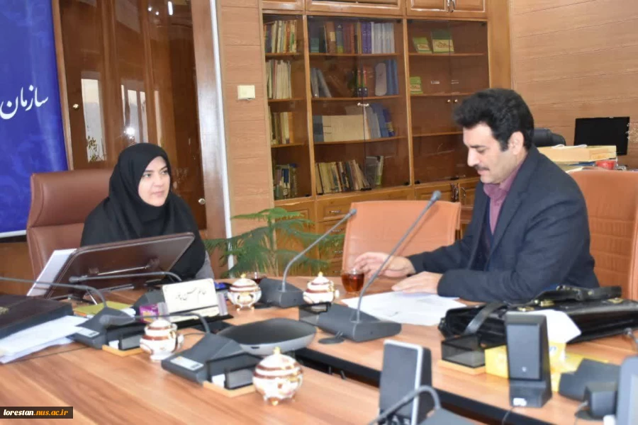 دیدار سرپرست دانشگاه ملی مهارت استان لرستان با رئیس سازمان مدیریت و برنامه ریزی استان لرستان 2