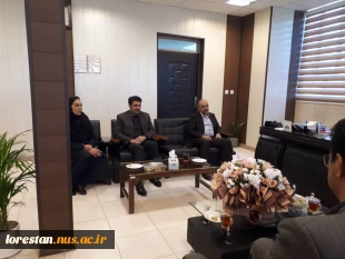جلسه سرپرست دانشگاه ملی مهارت استان لرستان با مدیر استانی بانک سپه  2