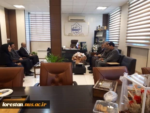 جلسه سرپرست دانشگاه ملی مهارت استان لرستان با مدیر استانی بانک سپه  4