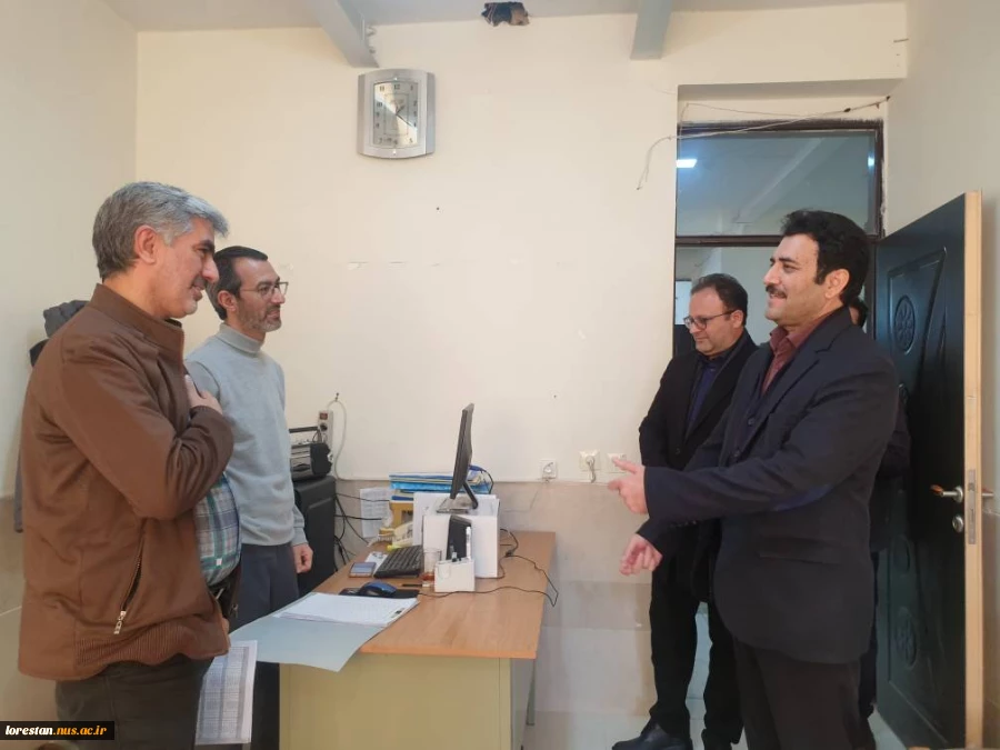 بازدید سرپرست دانشگاه ملی مهارت استان لرستان با شروع نیمسال دوم سال تحصیلی 04-1403 از آموزشکده ملی مهارت پسران بروجرد.  4