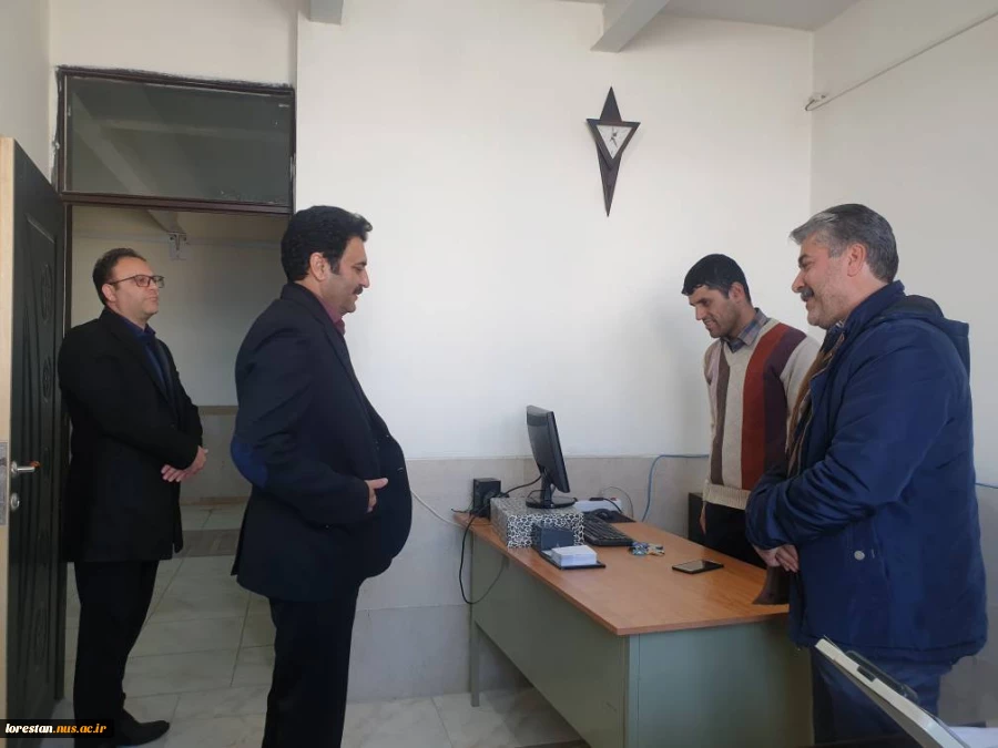 بازدید سرپرست دانشگاه ملی مهارت استان لرستان با شروع نیمسال دوم سال تحصیلی 04-1403 از آموزشکده ملی مهارت پسران بروجرد.  5
