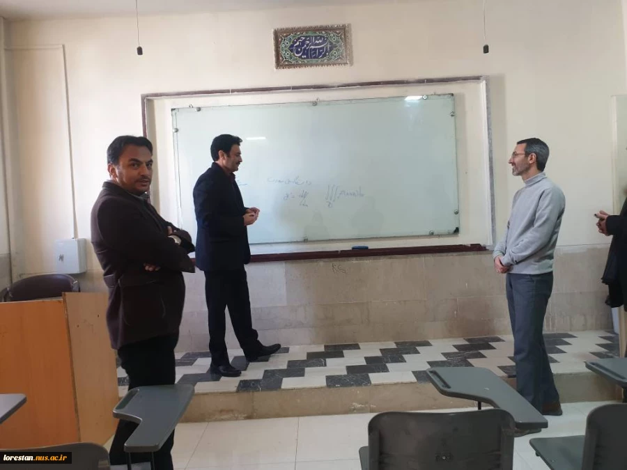 بازدید سرپرست دانشگاه ملی مهارت استان لرستان با شروع نیمسال دوم سال تحصیلی 04-1403 از آموزشکده ملی مهارت پسران بروجرد.  6