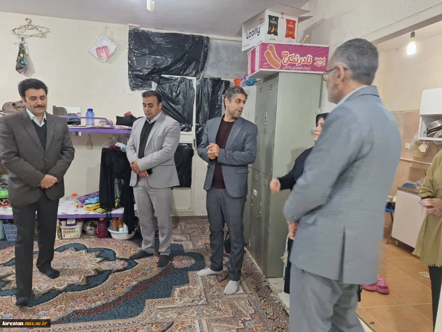 بازدید سرپرست دانشگاه ملی مهارت استان لرستان از خوابگاه دانشجویی دانشکده ملی مهارت دختران خرم آباد  4