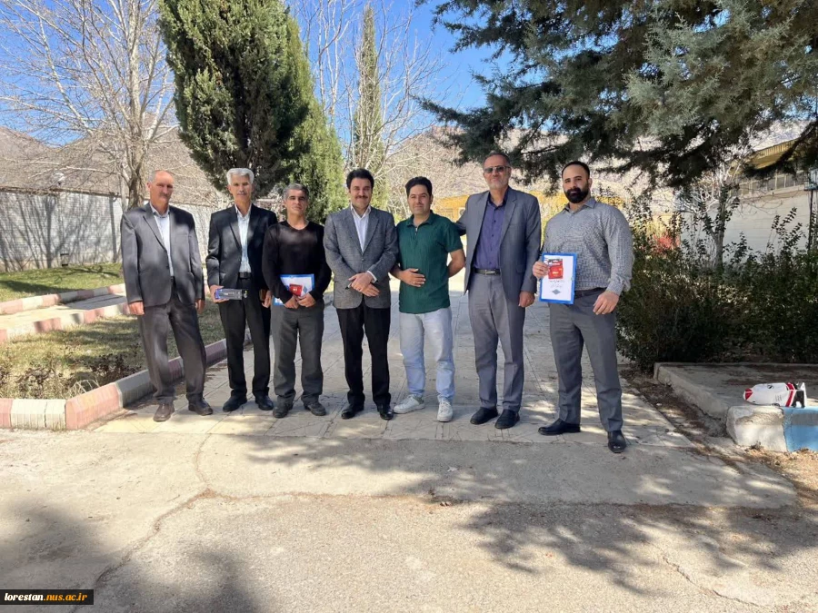 تقدیر سرپرست دانشگاه ملی مهارت استان لرستان از همکاران حراست فیزیکی آموزشکده ملی مهارت دختران و پسران خرم آباد 4