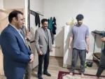 بازدید سرپرست دانشگاه ملی مهارت استان لرستان  از خوابگاه‌ها و سلف سرویس دانشجویی و سالن ورزشی دانشکده ملی مهارت پسران خرم آباد 4