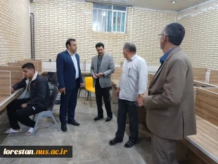 بازدید سرپرست دانشگاه ملی مهارت استان لرستان  از خوابگاه‌ها و سلف سرویس دانشجویی و سالن ورزشی دانشکده ملی مهارت پسران خرم آباد 4