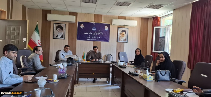 برگزاری جلسه هم‌اندیشی در دانشگاه ملی مهارت استان لرستان برای اجرای تفاهم‌نامه همکاری با دانشگاه لرستان 3