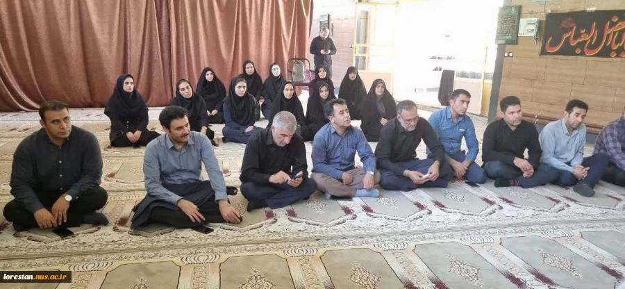 برگزاری مجلس عزای امام حسین علیه السلام و بزرگداشت شهادت دانشمندان و سرداران شهید در دانشگاه ملی مهارت استان لرستان 3