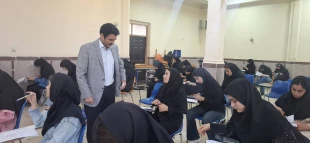 بازدید رئیس دانشگاه ملی مهارت استان لرستان از روند برگزاری امتحانات پایان‌ترم 4