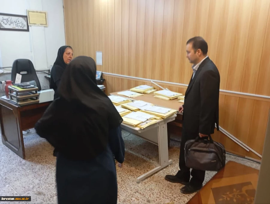 بازدید نماینده مرکز نظارت و ارزیابی و تضمین کیفیت از حوزه‌های امتحانی دانشگاه ملی مهارت استان لرستان 10