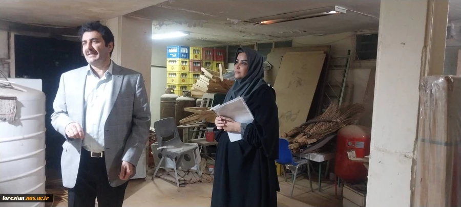 بازدید رئیس دانشگاه ملی مهارت استان لرستان از خوابگاه دانشجویی آموزشکده دختران خرم‌آباد 3