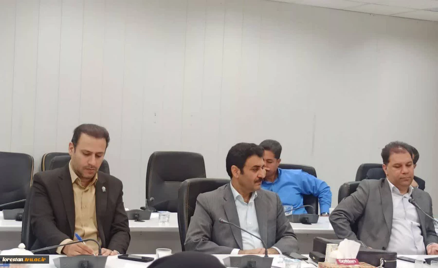 حضور رئیس دانشگاه ملی مهارت لرستان در جلسه شورای کمیسیون دانشجویی استانداری 2