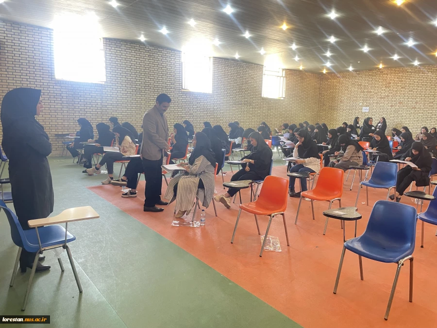 برگزاری سیزدهمین آزمون مشترک فراگیر دستگاه‌های اجرایی کشور (وزارت بهداشت) در دانشگاه ملی مهارت استان لرستان  2