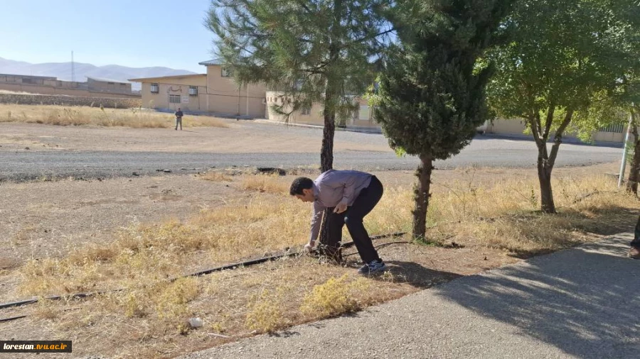 پویش ((روز سبز دانشگاه)) همزمان با شروع سال تحصیلی جدید، با همکاری شهرداری و آتش نشانی شهرستان خرم آباد برگزار شد 2