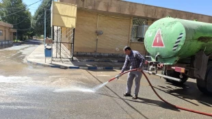 پویش ((روز سبز دانشگاه)) همزمان با شروع سال تحصیلی جدید، با همکاری شهرداری و آتش نشانی شهرستان خرم آباد برگزار شد 2