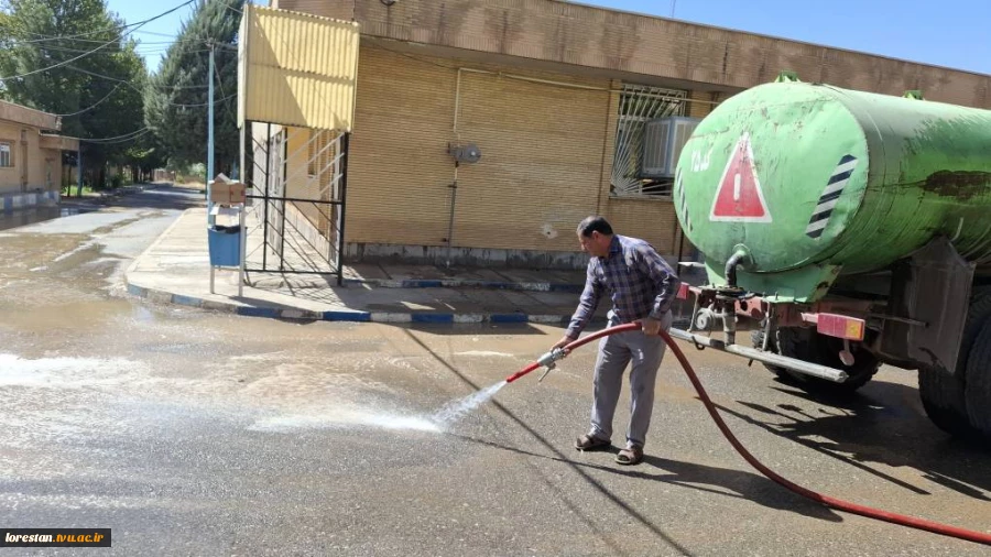 پویش ((روز سبز دانشگاه)) همزمان با شروع سال تحصیلی جدید، با همکاری شهرداری و آتش نشانی شهرستان خرم آباد برگزار شد 2