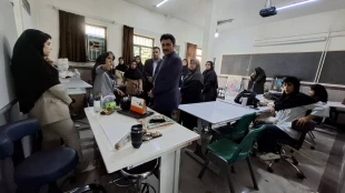 بازدید رئیس دانشگاه ملی مهارت از آموزشکده‌های دختران و پسران در آغاز سال تحصیلی 7