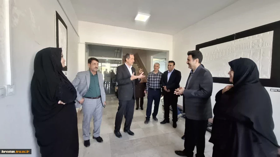 بازدید نماینده محترم مردم خرم‌آباد و چگنی از آموزشکده‌های دانشگاه ملی مهارت لرستان  3