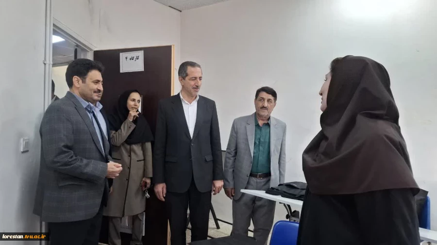 بازدید نماینده محترم مردم خرم‌آباد و چگنی از آموزشکده‌های دانشگاه ملی مهارت لرستان  8
