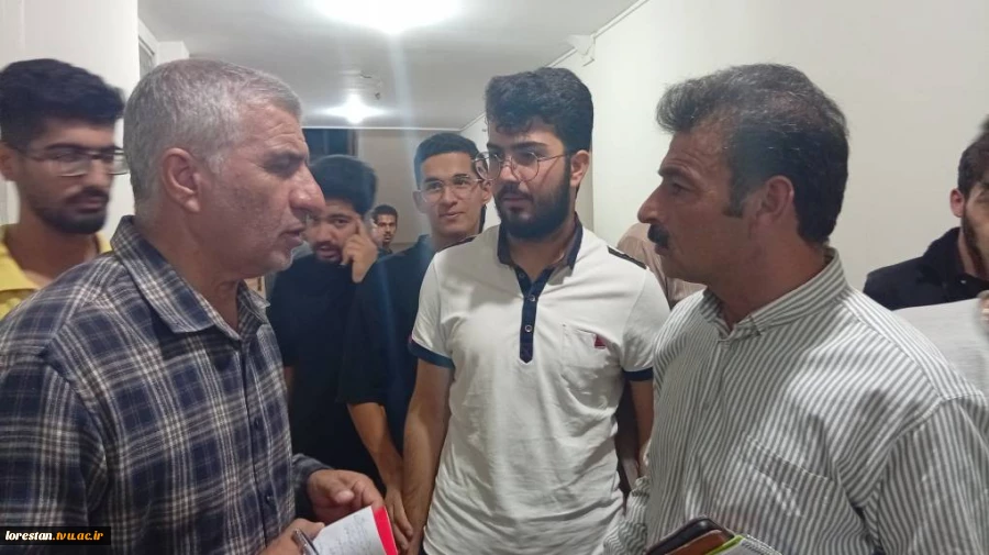 بازدید رئیس دانشگاه ملی مهارت استان لرستان و هیئت همراه از خوابگاه دانشجویی آموزشکده پسران خرم‌آباد 10