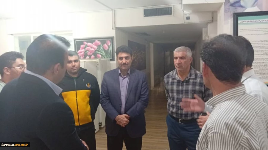 بازدید رئیس دانشگاه ملی مهارت استان لرستان و هیئت همراه از خوابگاه دانشجویی آموزشکده پسران خرم‌آباد 18