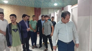 بازدید رئیس دانشگاه ملی مهارت لرستان از خوابگاه پسران خرم‌آباد  3