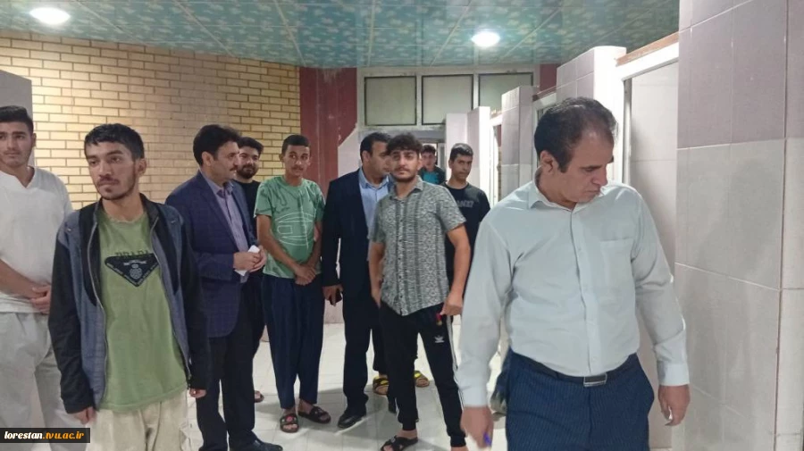 بازدید رئیس دانشگاه ملی مهارت لرستان از خوابگاه پسران خرم‌آباد  3