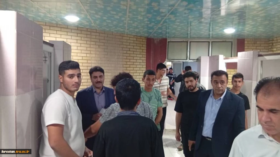 بازدید رئیس دانشگاه ملی مهارت لرستان از خوابگاه پسران خرم‌آباد  4