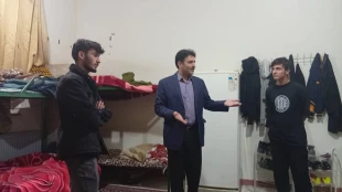 بازدید رئیس دانشگاه ملی مهارت لرستان از خوابگاه پسران خرم‌آباد  9