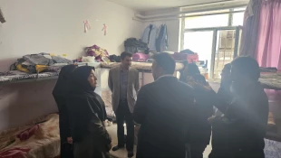 بازدید رییس دانشگاه ملی مهارت استان لرستان از خوابگاه و سلف دانشجویان آموزشکده های دختران و پسران بروجرد  11