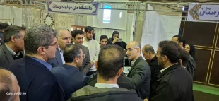 بازدید رایزنان بازرگانی 11 کشور از غرفه دانشگاه ملی مهارت استان لرستان در نمایشگاه پژوهش و فناوری لرستان  3