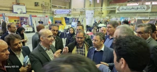 بازدید رایزنان بازرگانی 11 کشور از غرفه دانشگاه ملی مهارت استان لرستان در نمایشگاه پژوهش و فناوری لرستان  4
