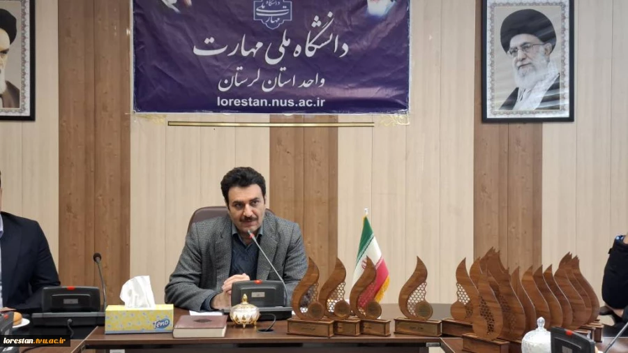 آیین تقدیر از دانشجویان برتر آموزشی، فرهنگی و ورزشی دانشکده ملی مهارت پسران خرم‌آباد برگزار شد 4