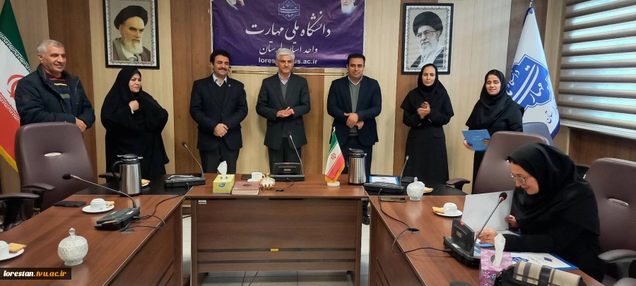 آیین تجلیل از پژوهشگران برتر دانشگاه ملی مهارت استان لرستان برگزار شد 15