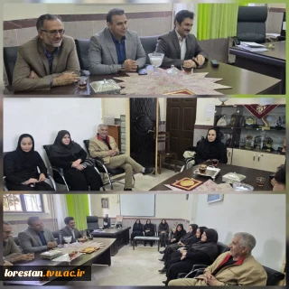 بازدید رئیس دانشگاه ملی مهارت استان لرستان و هیئت‌ همراه از آموزشکده دختران خرم آباد واحد استان لرستان