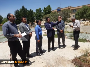 ارزیابی میدانی مدیران سازمان برنامه و بودجه از زیرساخت‌ها و طرح‌های توسعه‌ای دانشگاه ملی مهارت لرستان 2