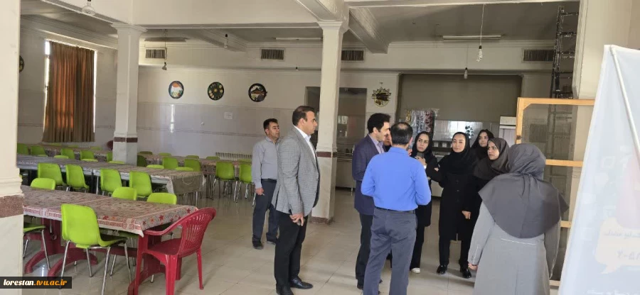 ارزیابی میدانی مدیران سازمان برنامه و بودجه از زیرساخت‌ها و طرح‌های توسعه‌ای دانشگاه ملی مهارت لرستان 4