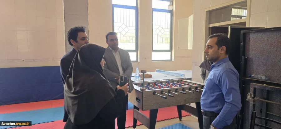 ارزیابی میدانی مدیران سازمان برنامه و بودجه از زیرساخت‌ها و طرح‌های توسعه‌ای دانشگاه ملی مهارت لرستان 5