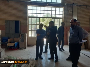 ارزیابی میدانی مدیران سازمان برنامه و بودجه از زیرساخت‌ها و طرح‌های توسعه‌ای دانشگاه ملی مهارت لرستان 10