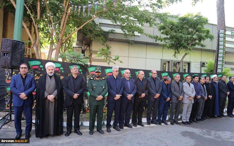 برگزاری مراسم آیین وداع و بدرقه آقای شهید ایران با حضور دانشگاهیان در استانداری لرستان 6