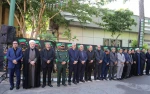 برگزاری مراسم آیین وداع و بدرقه آقای شهید ایران با حضور دانشگاهیان در استانداری لرستان  2