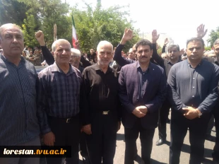 دانشگاهیان استان لرستان در «سوگ» و «بیعت» از میدان شهدا تا مصلی الغدیر خرم‌آباد  7