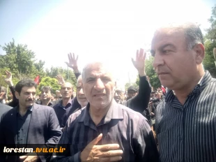 دانشگاهیان استان لرستان در «سوگ» و «بیعت» از میدان شهدا تا مصلی الغدیر خرم‌آباد  9