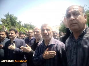 دانشگاهیان استان لرستان در «سوگ» و «بیعت» از میدان شهدا تا مصلی الغدیر خرم‌آباد  10