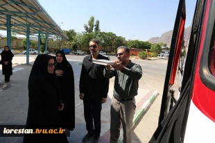 اعزام کاروان دانشگاهیان دانشگاه ملی مهارت استان لرستان به آیین تشییع رهبر شهید در قم 5