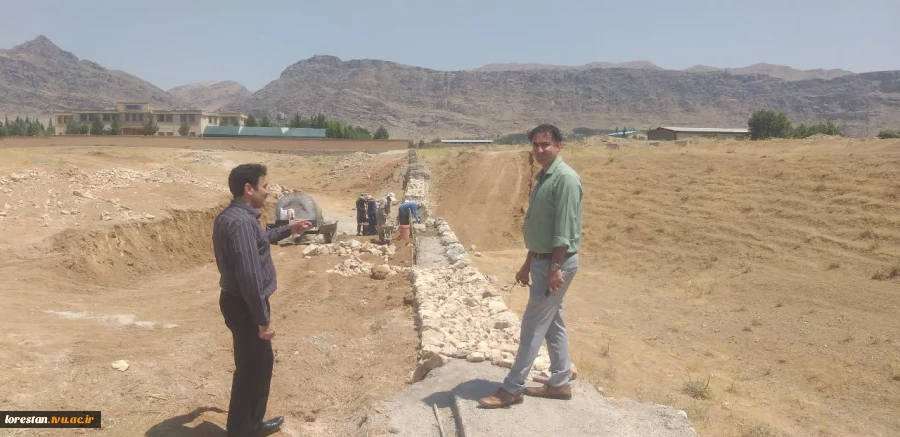 بازدید رئیس دانشگاه ملی مهارت استان لرستان از روند اجرای پروژه حصارکشی آموزشکده‌های خرم‌آباد
 2