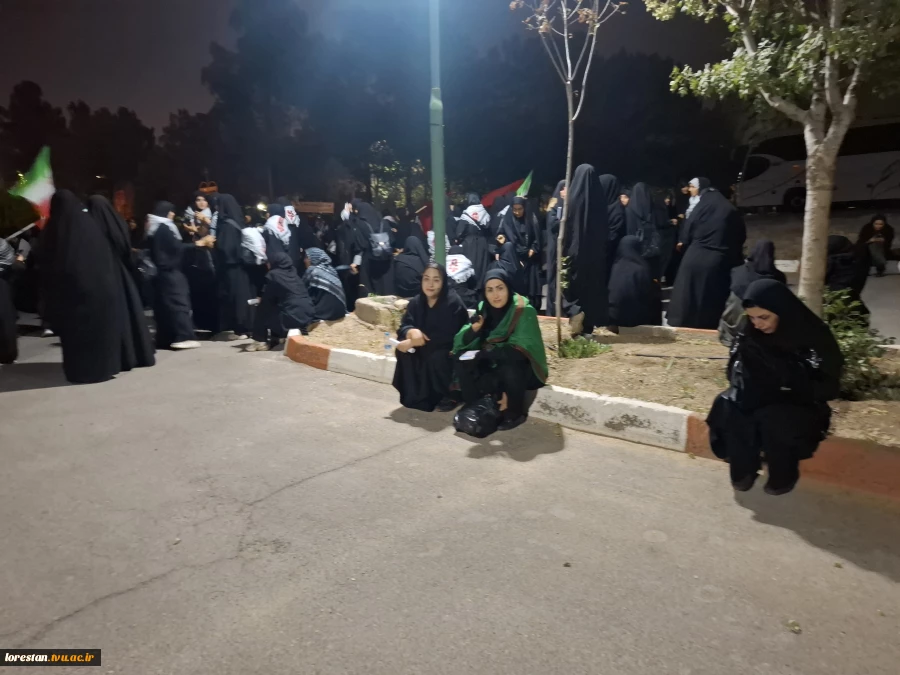 حضور کاروان دانشگاهیان دانشگاه ملی مهارت استان لرستان در آیین وداع با رهبر شهید در شهر مقدس قم 5